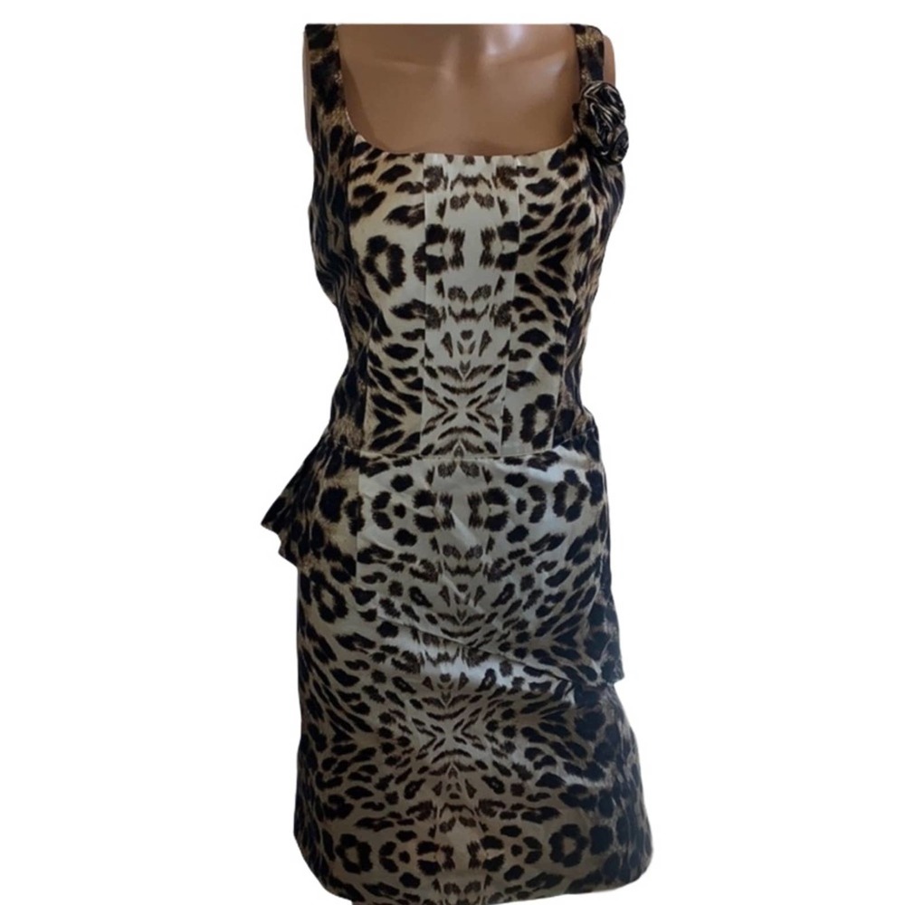 Rickie Freeman for Terri Jon leopard dress